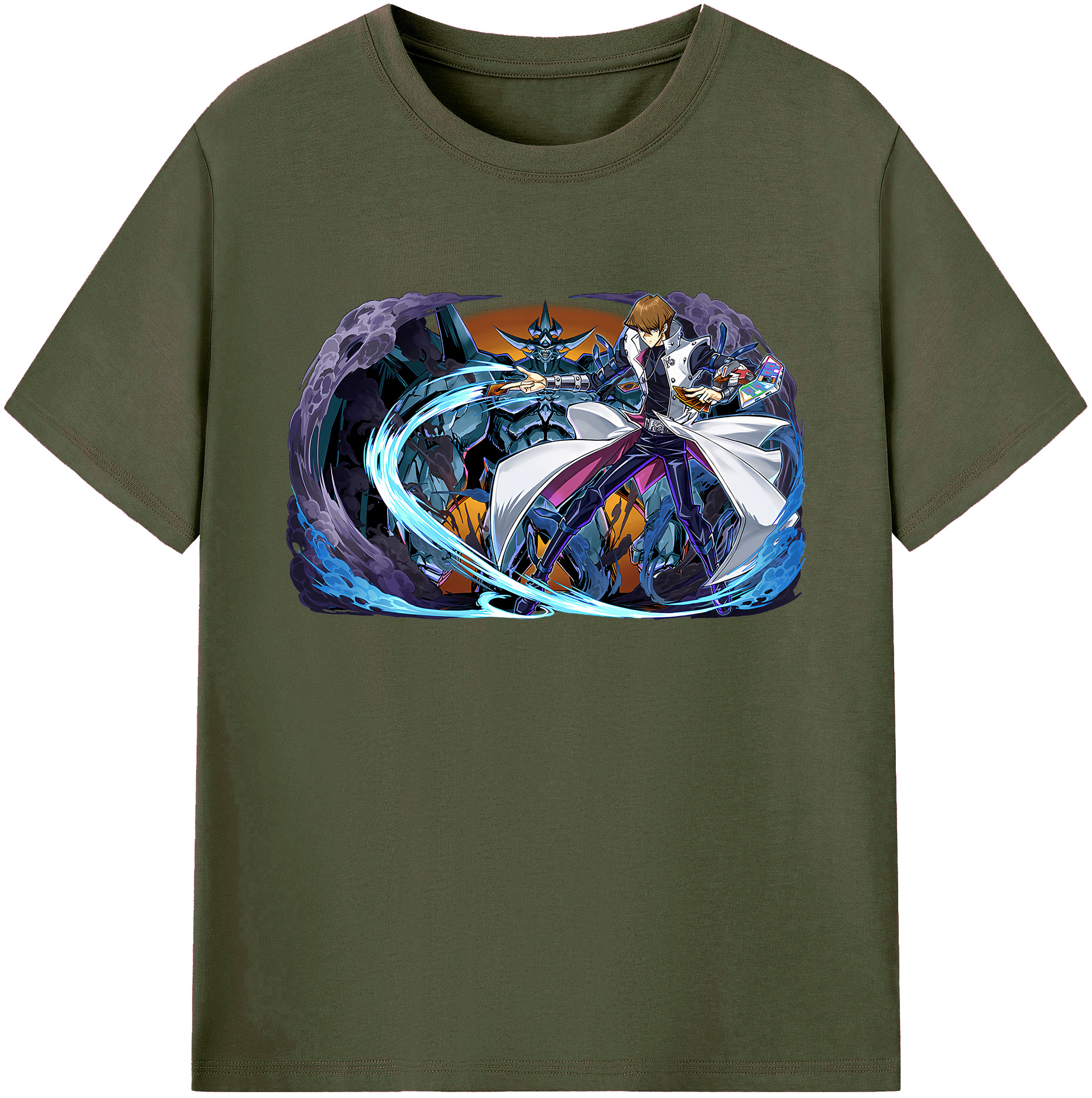 （画像用） 遊☆戯☆王 Yu-Gi-Oh! 綿100％ メンズ半袖Tシャツ｜肌触りやわらか＆通気性